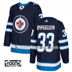 Winnipeg Jets Dresy Dustin Byfuglien 33 Adidas 2017-2018 Modrá Authentic - Dětské